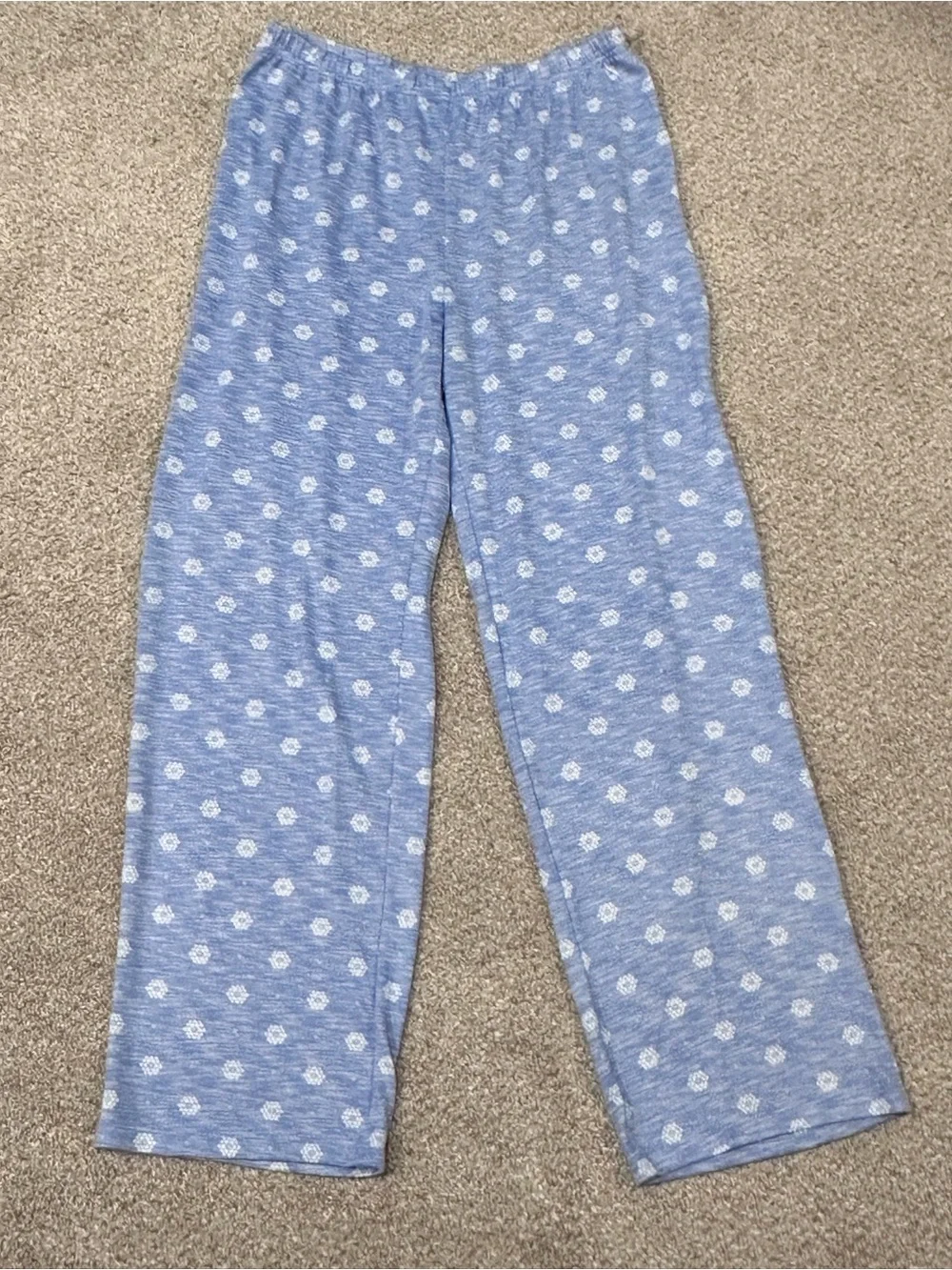 NWOT Charter Club Intimates Blue Floral Pajama Set